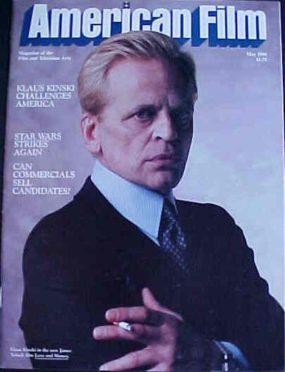 AMERICAN FILM magazine side cover Issue 47 May 1980