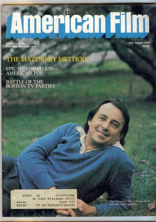 AMERICAN FILM magazine side cover Issue 49 July/August 1980