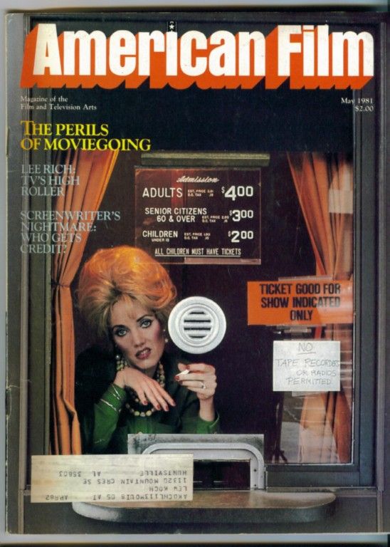 AMERICAN FILM magazine side cover Issue 57 May 1981