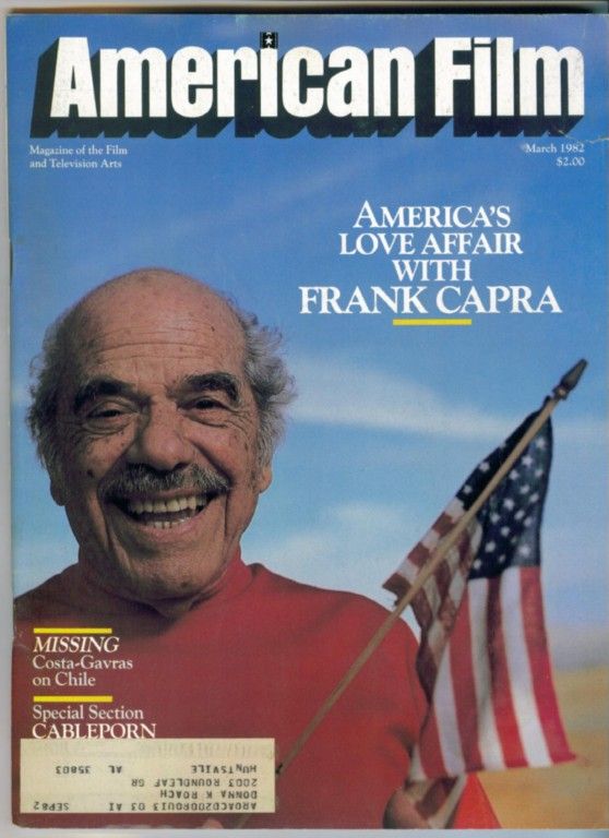 AMERICAN FILM magazine side cover Issue 65 March 1982