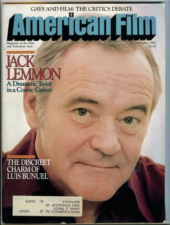 AMERICAN FILM magazine side cover Issue 70 September 1982