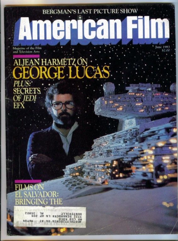 AMERICAN FILM magazine side cover Issue 78 June 1983