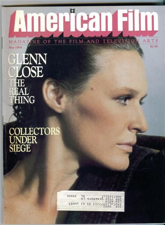 AMERICAN FILM magazine side cover Issue 87 May 1984