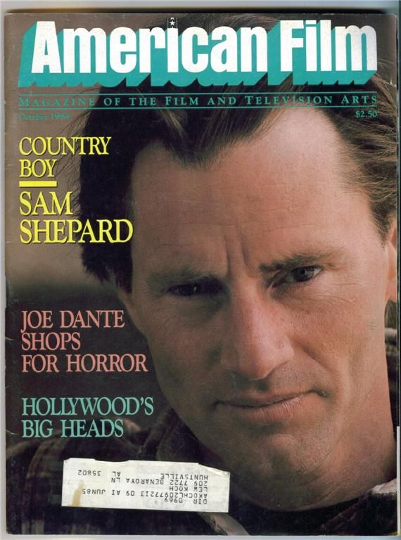 AMERICAN FILM magazine side cover Issue 91 October 1984