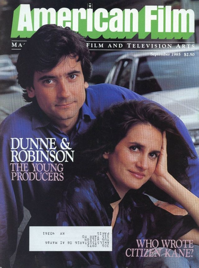 AMERICAN FILM magazine side cover Issue 100 September 1985