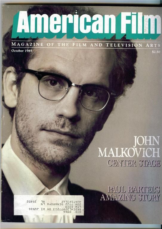AMERICAN FILM magazine side cover Issue 101 October 1985