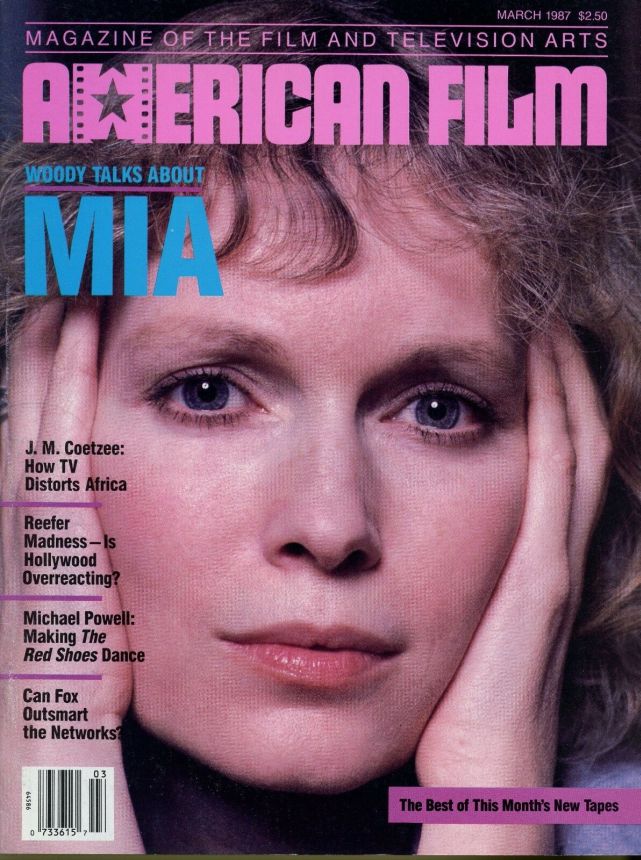 AMERICAN FILM magazine side cover Issue 115 March 1987