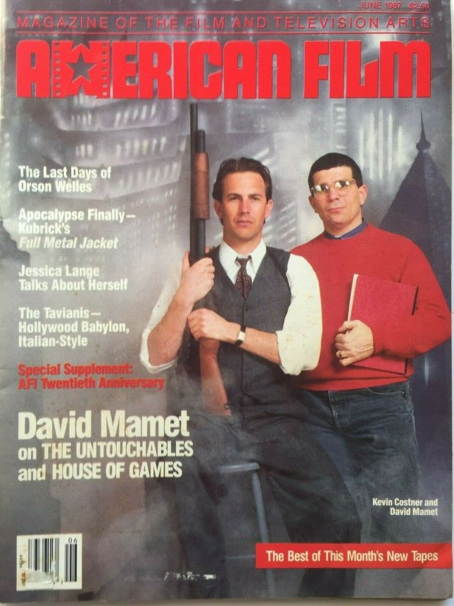AMERICAN FILM magazine side cover Issue 118 June 1987