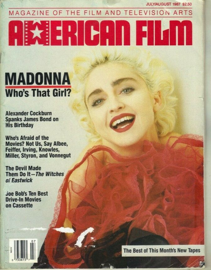 AMERICAN FILM magazine side cover Issue 119 July/August 1987