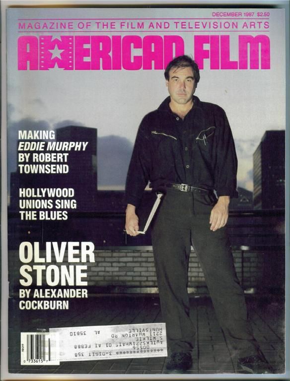 AMERICAN FILM magazine side cover Issue 123 December 1987