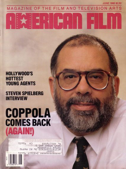AMERICAN FILM magazine side cover Issue 128 June 1988