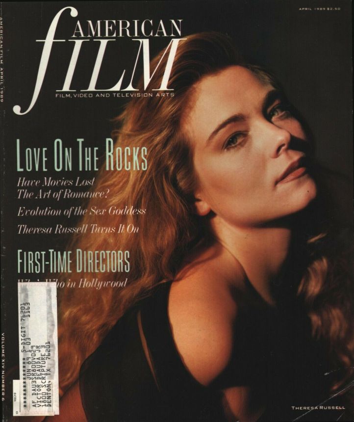 AMERICAN FILM magazine side cover Issue 136 April 1989