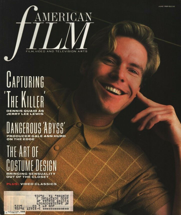 AMERICAN FILM magazine side cover Issue 138 June 1989