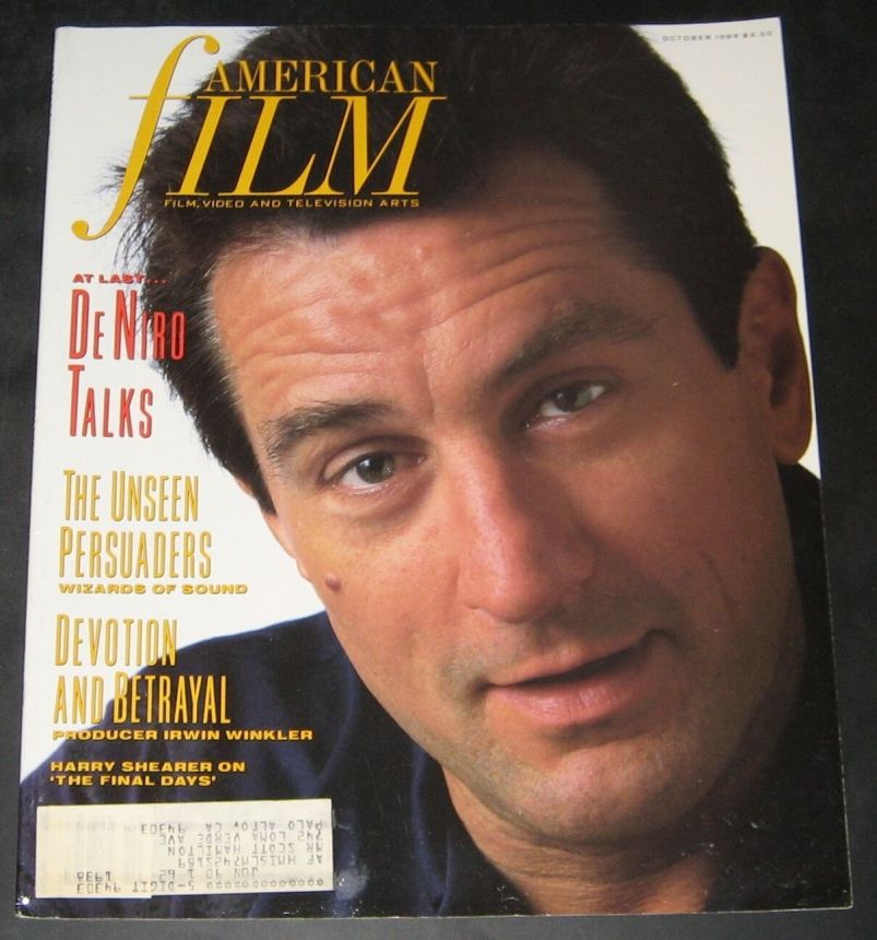 AMERICAN FILM magazine side cover Issue 141 October 1989