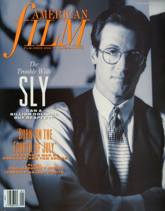 AMERICAN FILM magazine side cover Issue 144 January 1990