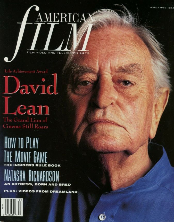 AMERICAN FILM magazine side cover Issue 146 March 1990