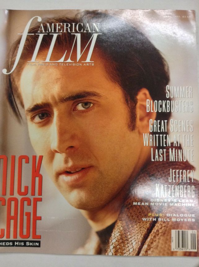 AMERICAN FILM magazine side cover Issue 149 June 1990