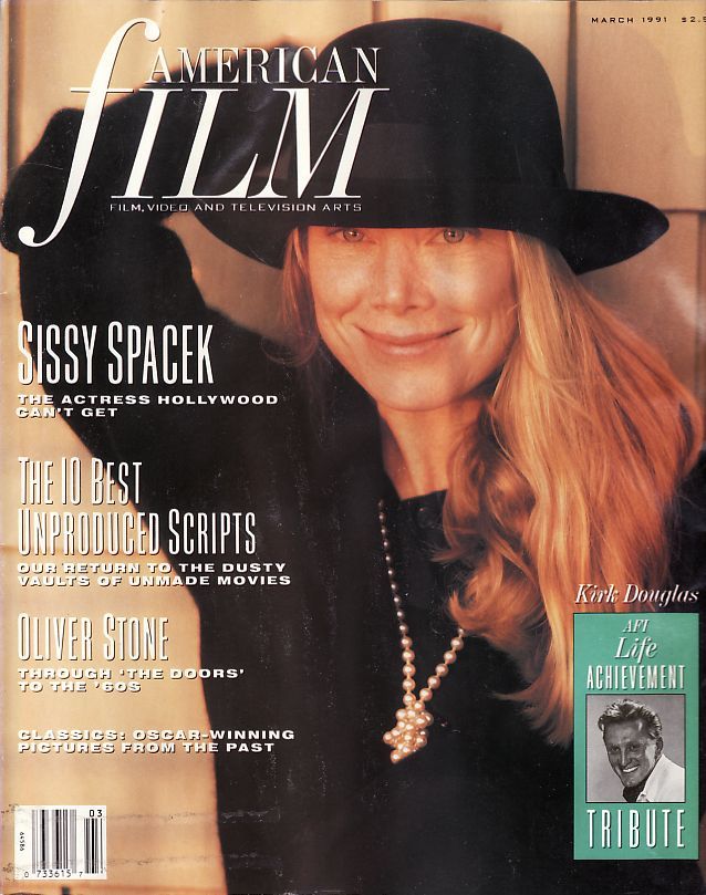 AMERICAN FILM magazine side cover Issue 158 March 1991