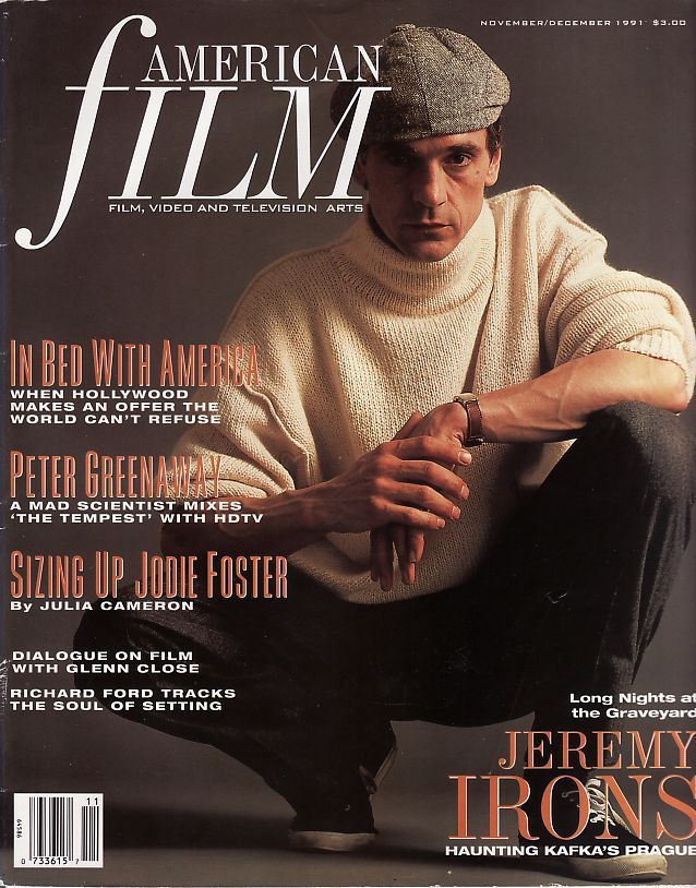 AMERICAN FILM magazine side cover Issue 165 November/December 1991