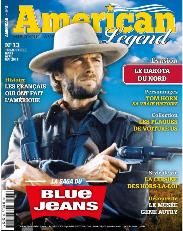 AMERICAN LEGEND magazine side cover Issue 13  March/May 2017