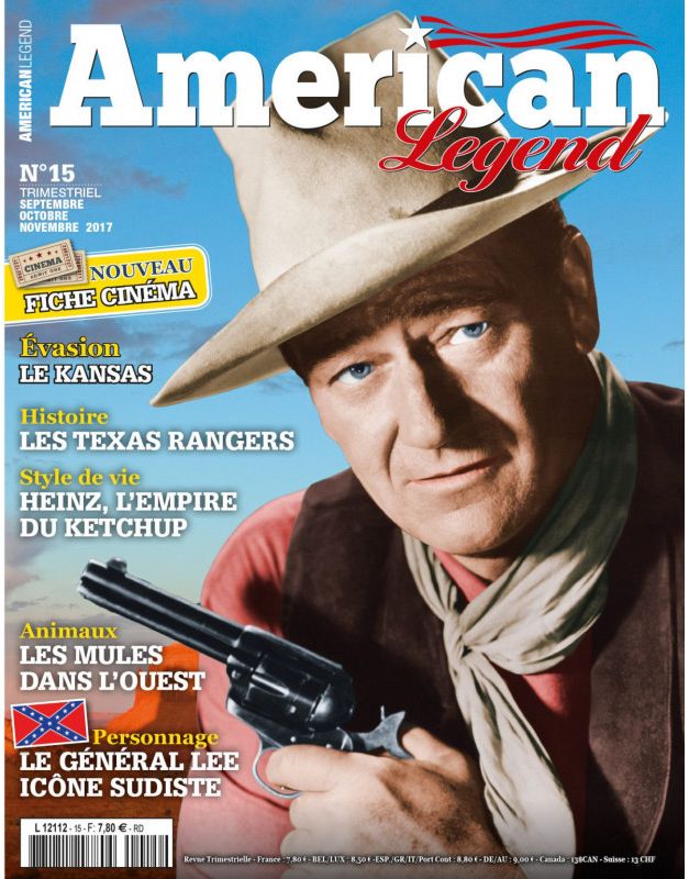 AMERICAN LEGEND magazine side cover Issue 15  September/November 2017
