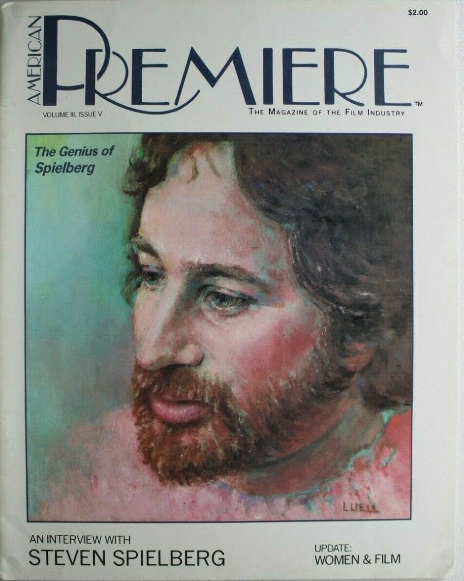 AMERICAN PREMIERE magazine side cover  August 1982