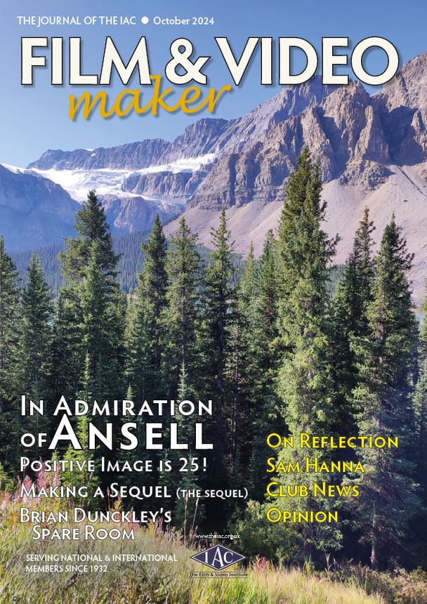 AMATEUR FILM AND VIDEO MAKER magazine side cover  October 2024