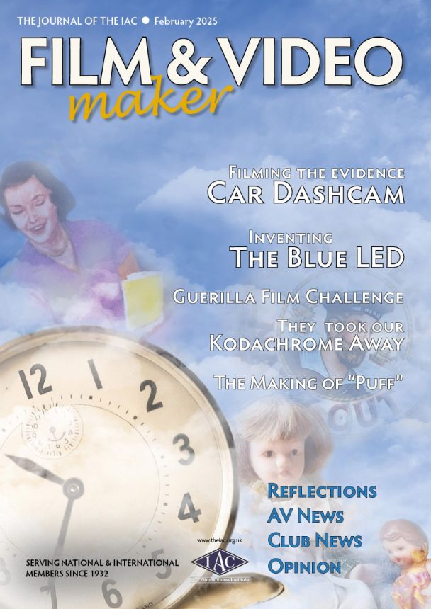 AMATEUR FILM AND VIDEO MAKER magazine side cover  February 2025
