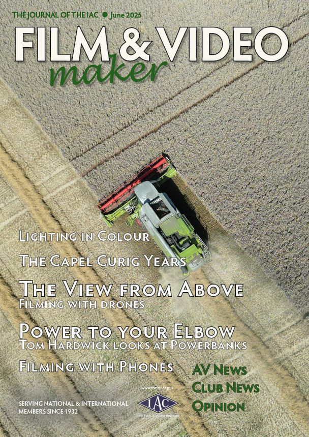 AMATEUR FILM AND VIDEO MAKER magazine side cover  June 2025