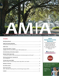 AMIA NEWSLETTER magazine side cover Fall 2014