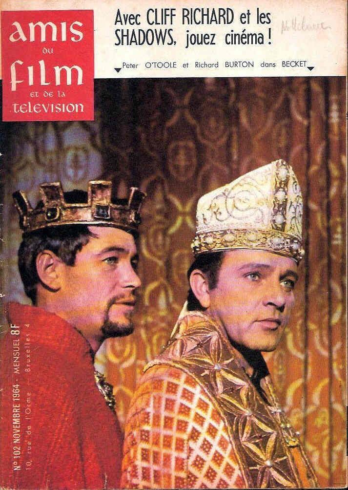 AMIS DU FILM magazine side cover Issue 102 November 1964