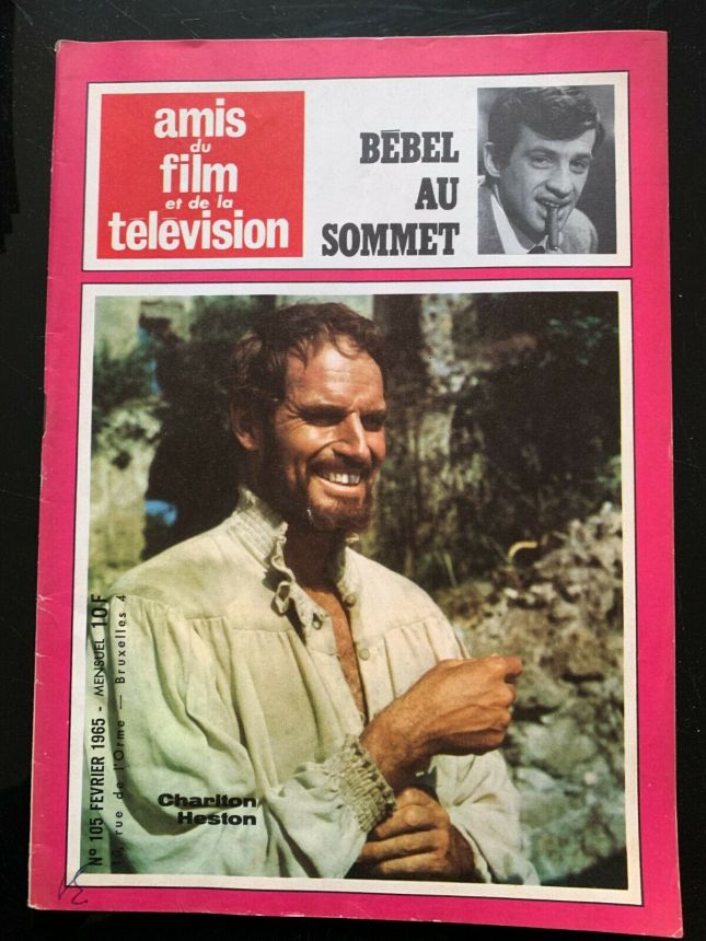 AMIS DU FILM magazine side cover Issue 105 February 1965