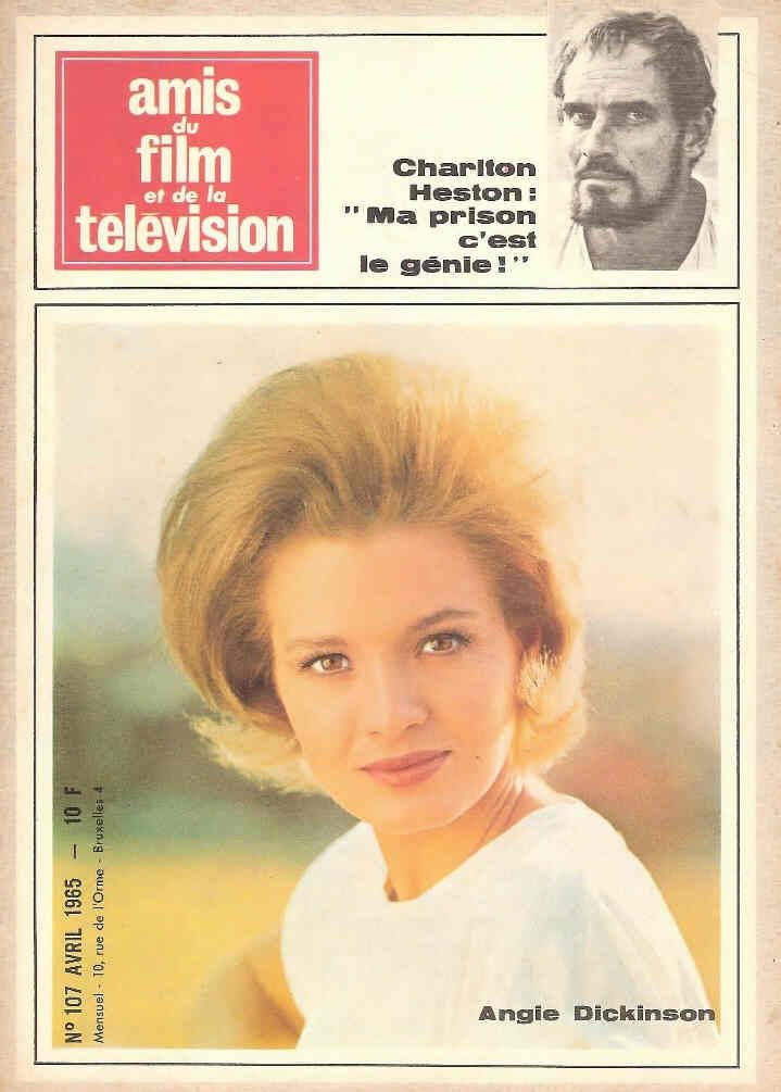 AMIS DU FILM magazine side cover Issue 107 April 1965