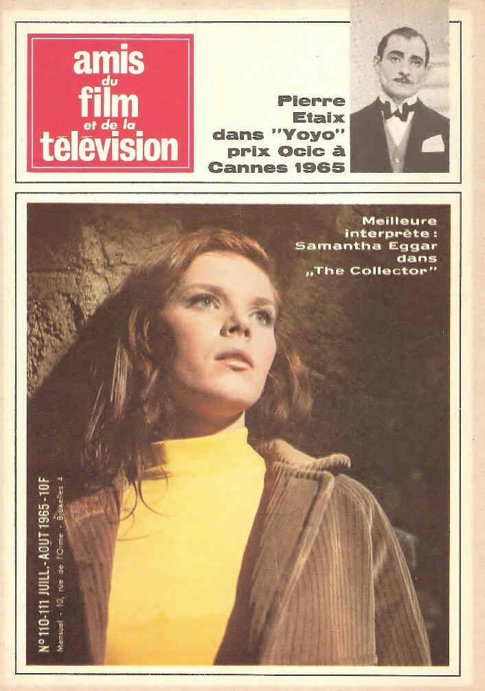 AMIS DU FILM magazine side cover Issue 110/111 July/August 1965