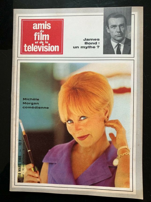 AMIS DU FILM magazine side cover Issue 118 March 1966