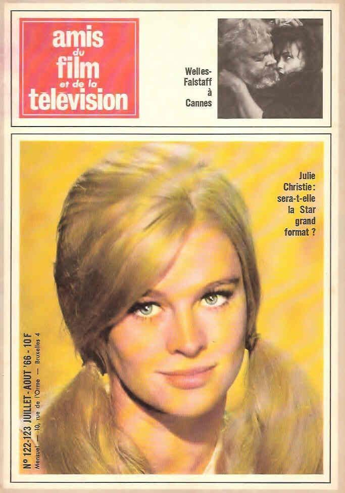AMIS DU FILM magazine side cover Issue 122/123 July/August 1966
