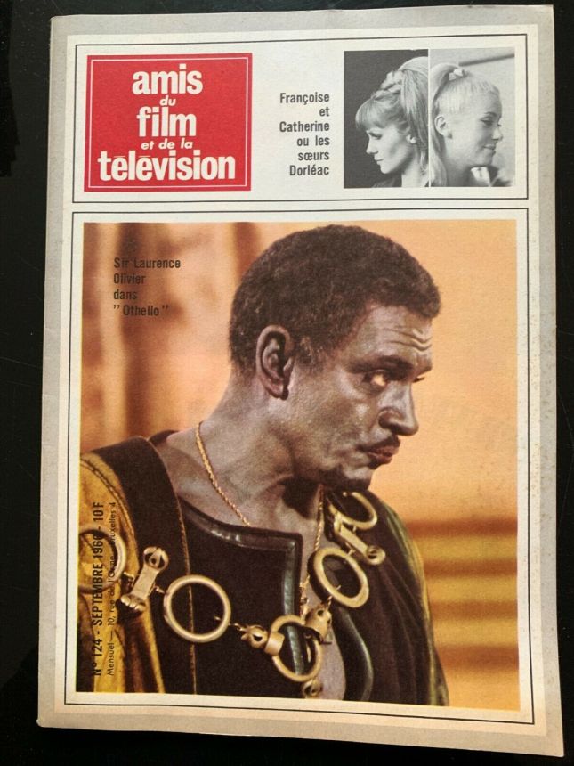 AMIS DU FILM magazine side cover Issue 124 September 1966