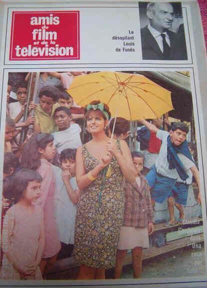 AMIS DU FILM magazine side cover Issue 125 October 1966
