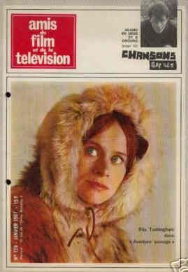AMIS DU FILM magazine side cover Issue 128 January 1967