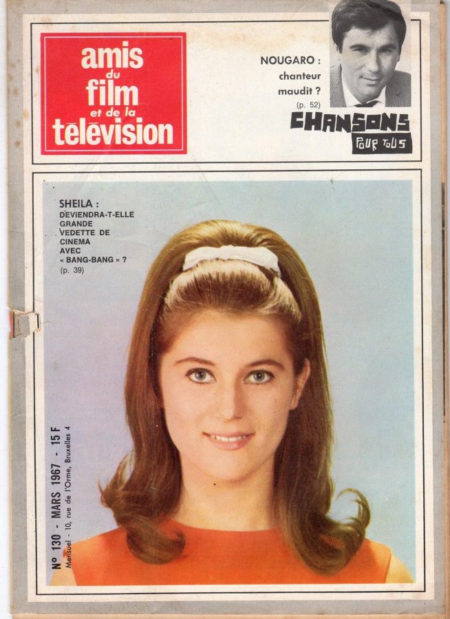 AMIS DU FILM magazine side cover Issue 130 March 1967