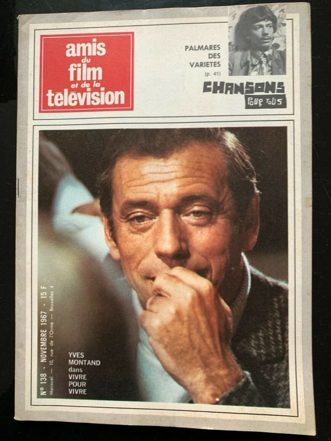 AMIS DU FILM magazine side cover Issue 138 November 1967
