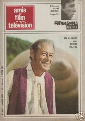 AMIS DU FILM magazine side cover Issue 140 January 1968