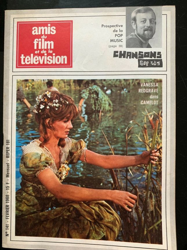 AMIS DU FILM magazine side cover Issue 141 February 1968