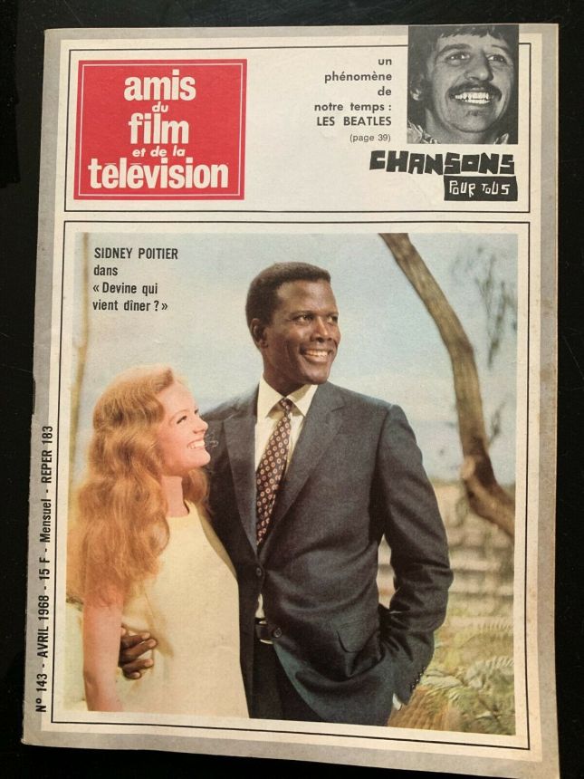 AMIS DU FILM magazine side cover Issue 143 April 1968