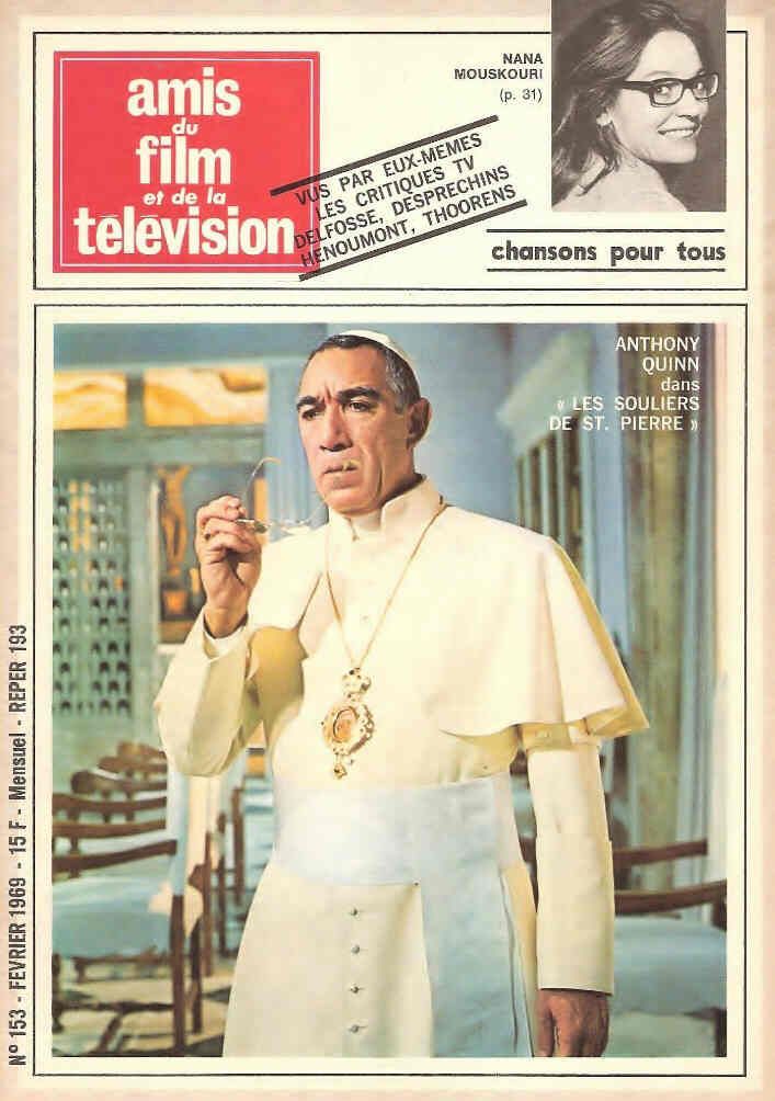 AMIS DU FILM magazine side cover Issue 153 February 1969