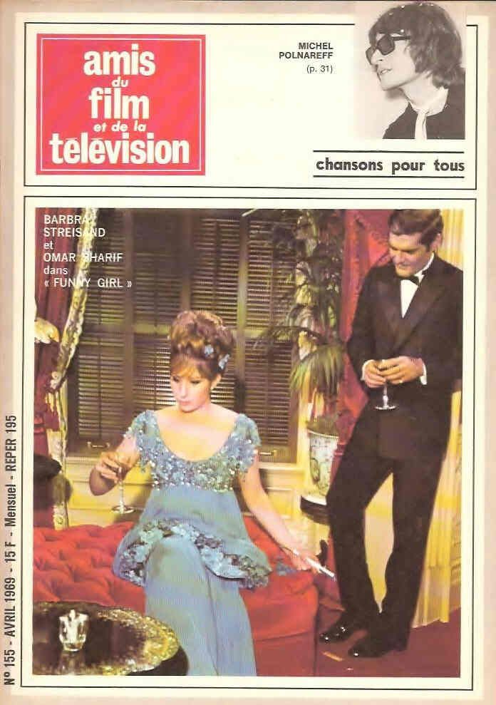 AMIS DU FILM magazine side cover Issue 155 April 1969