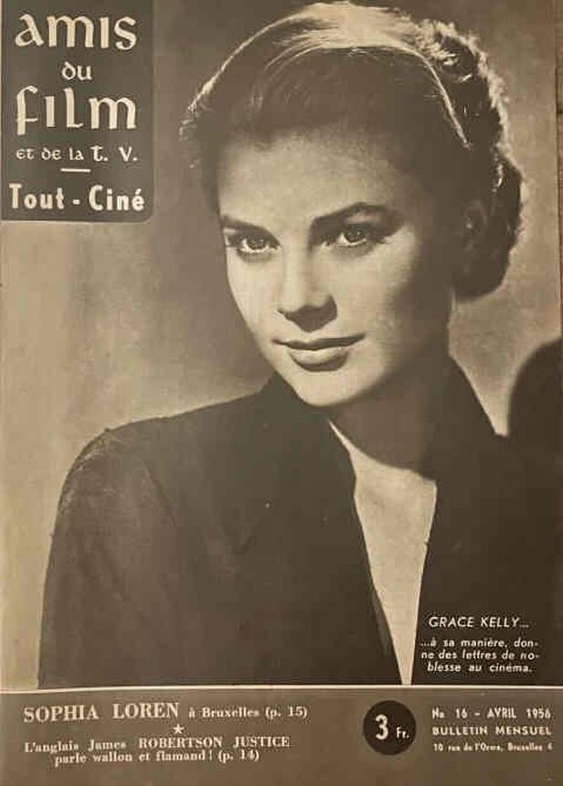 AMIS DU FILM magazine side cover Issue 16 April 1956