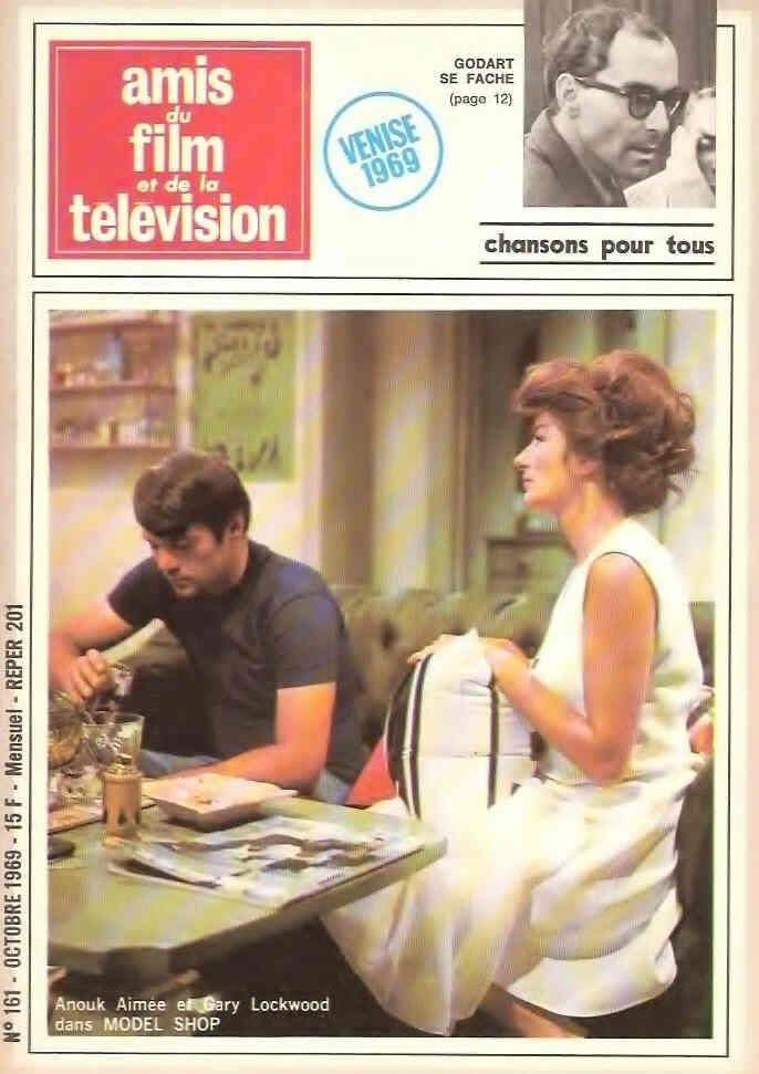 AMIS DU FILM magazine side cover Issue 161 October 1969
