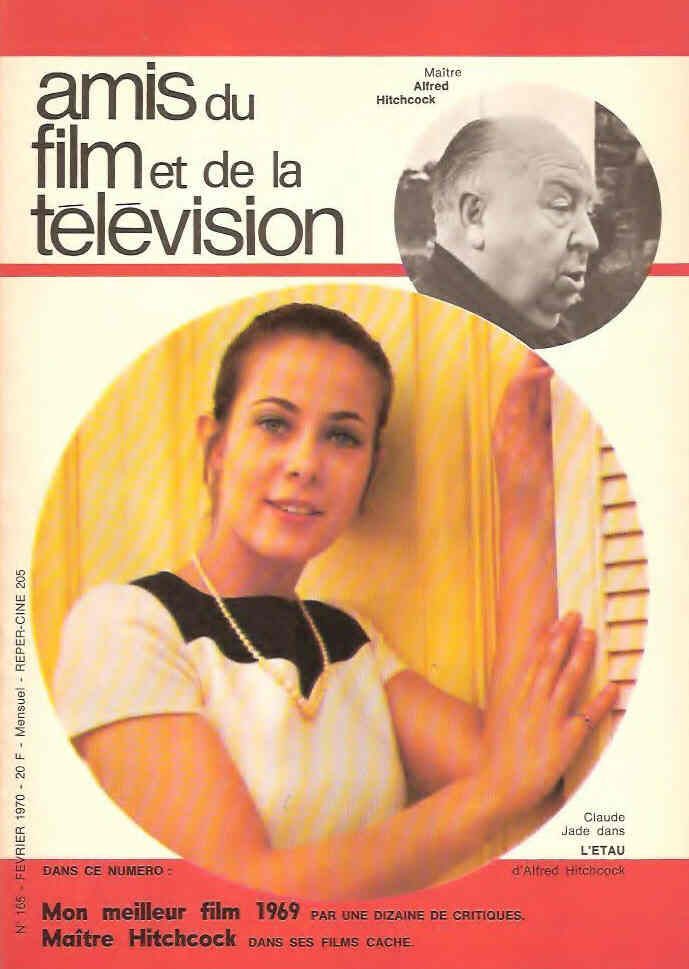AMIS DU FILM magazine side cover Issue 165 February 1970