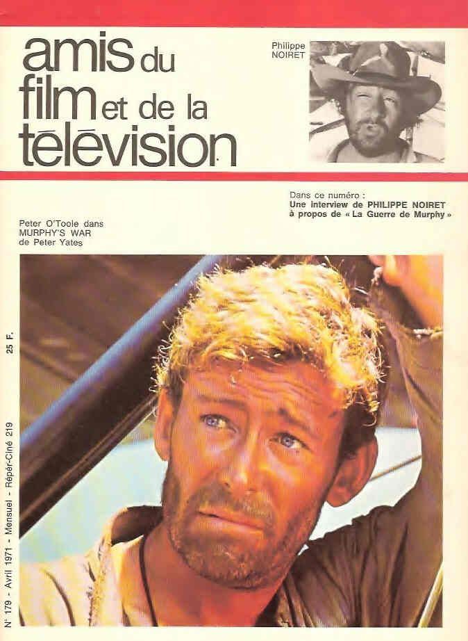 AMIS DU FILM magazine side cover Issue 179 April 1971